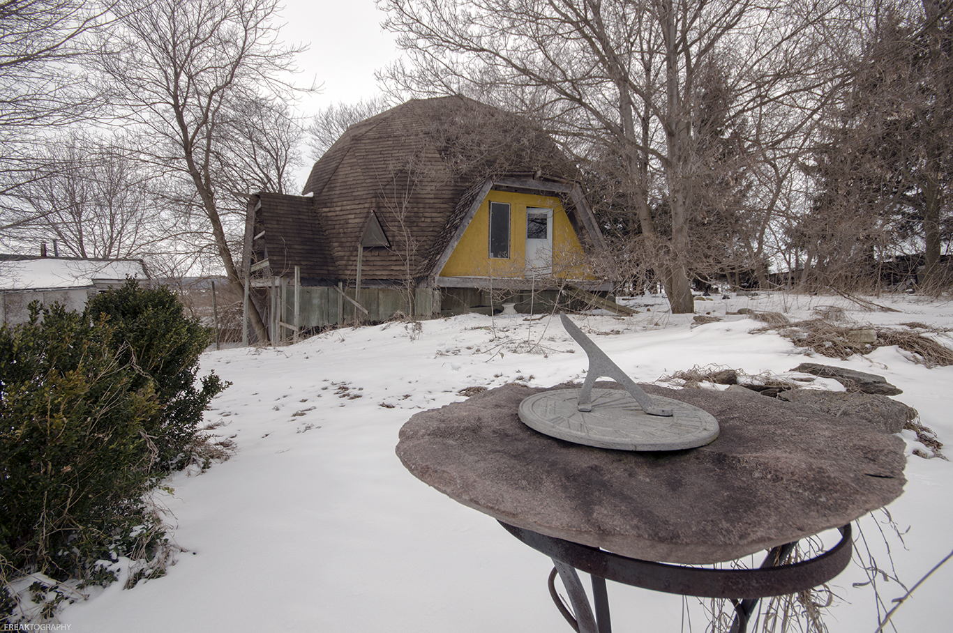 abandoned ontario dome house exterior Freaktography