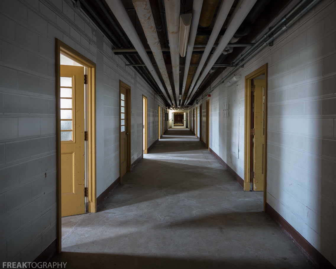 Photo taken in the basement/tunnels of a large abandoned Psychiatric